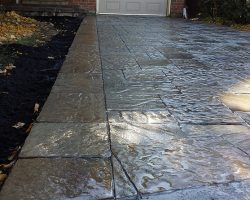 Complete Driveway and Step Landing