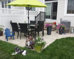 New Steps to New Patio
